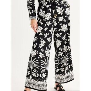 Intempo Pants Wide-leg Women 1X, Pockers,Elastic Waist, Polyester,New,36 Inch Wa